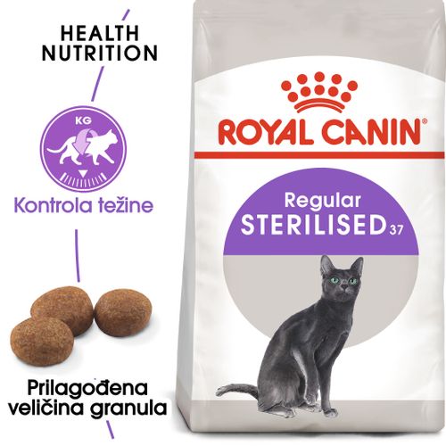 ROYAL CANIN FHN Sterilised 37, potpuna i uravnotežena hrana za kastrirane/sterilizirane mačke, 10 kg slika 4