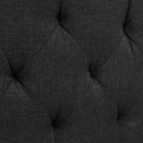 Krevet od tkanine s madracem tamno sivi 160 x 200 cm slika 12