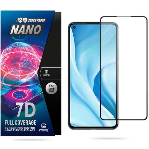 Crong Nano Flexible 7D Full Coverage za Xiaomi Mi 11 Lite 5G slika 1