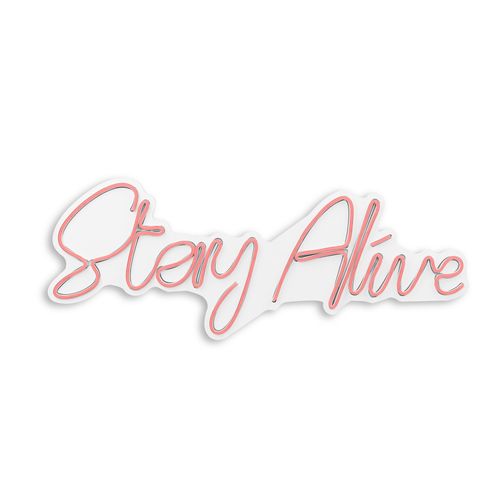 Wallity Zidna LED dekoracija, Stay Alive - Pink slika 6