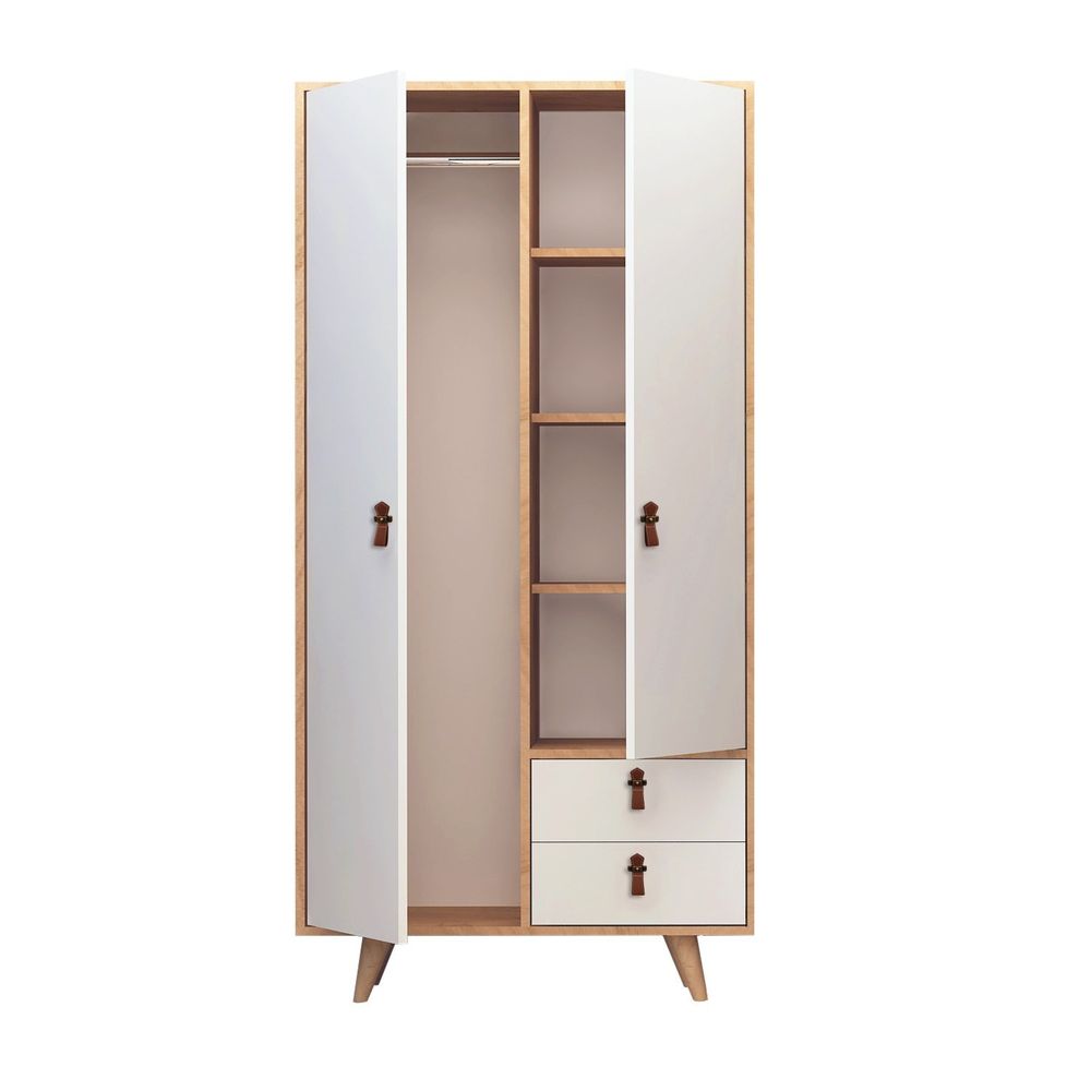Ormar Musso Oak White slika 3