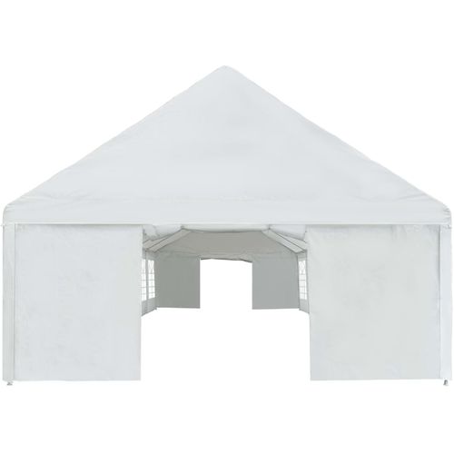 Šator za zabave od PE-a 5 x 8 m bijeli slika 36