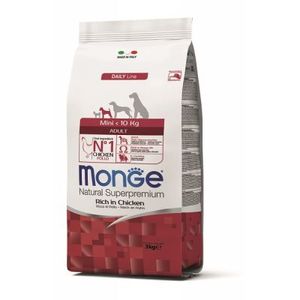 Monge Adult Mini Piletina, hrana za odrasle pse 3 kg