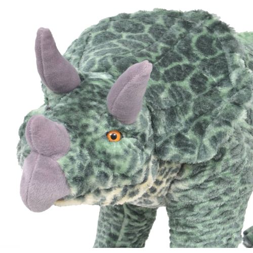 Stojeća plišana igračka dinosaur triceratops zeleni XXL slika 18