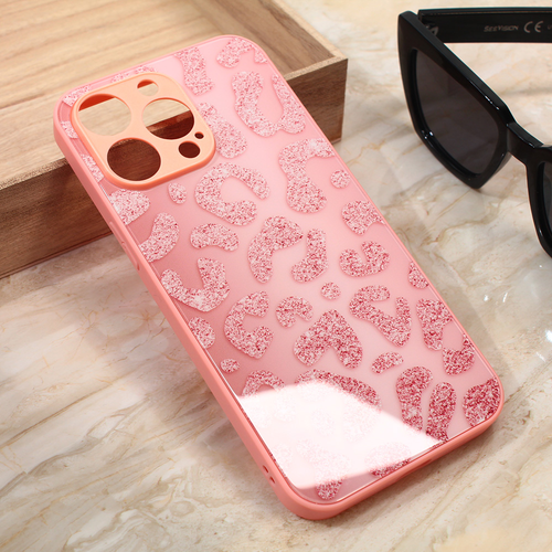 Maska Shiny glass za iPhone 13 Pro Max 6.7 roza slika 1