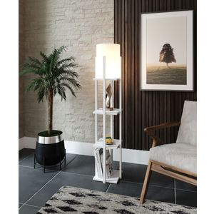 Nora SMK Bijela Prirodna Podna Lampa