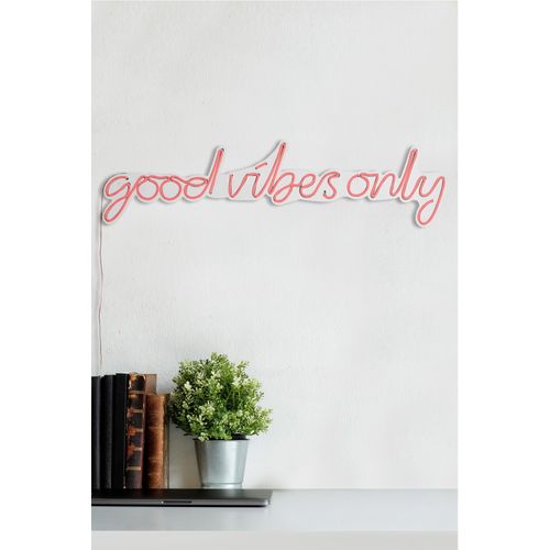 Good Vibes Only - Pink Pink Decorative Plastic Led Lighting slika 5