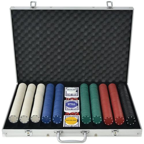 Set za Poker s 1000 Žetona Aluminijum slika 16