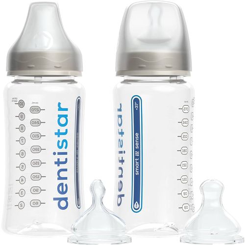 BABY NOVA Flašica Dentistar Smart Sense sa indikatorom temperature 270ml 0m+ slika 2