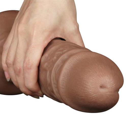 Lovetoy King-Sized realistični dildo 26,5cm, smeđa slika 5