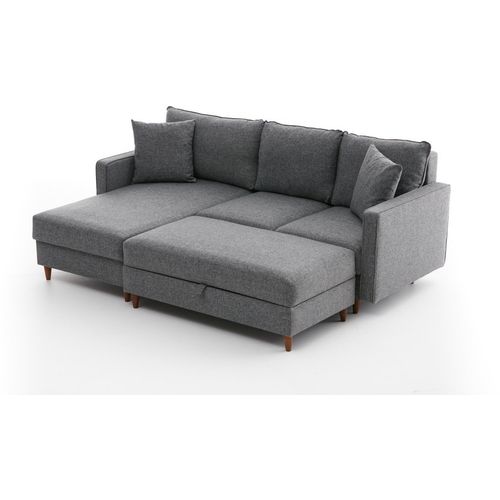 Eva Left - Grey Ugao Sofa u Boji Sive slika 7