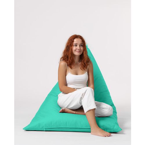 Atelier Del Sofa Vreća za sjedenje, Pyramid Big Bed Pouf - Turquoise slika 9