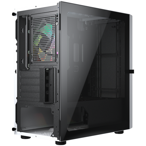 COUGAR | Purity RGB White | PC Case | Mini Tower / TG Front Panel with ARGB strip / 1 x ARGB Fan / 3mm TG Left Panel slika 7