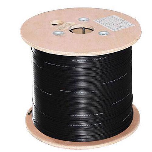 LanPlus Optički kabl 4FO 1km outdoor drop cable, sajla, G657A1, FRP, LSZH slika 1