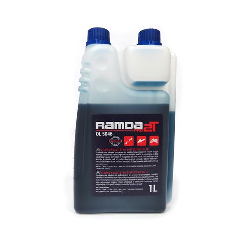 RAMDA-PRO ULJE 2T ZELENO 1:50 FUL SYNTHETIC SA DOZATOROM 1L slika 1