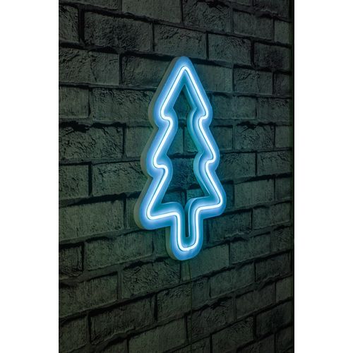 Wallity Ukrasna plastična LED rasvjeta, Christmas Pine - Blue slika 1