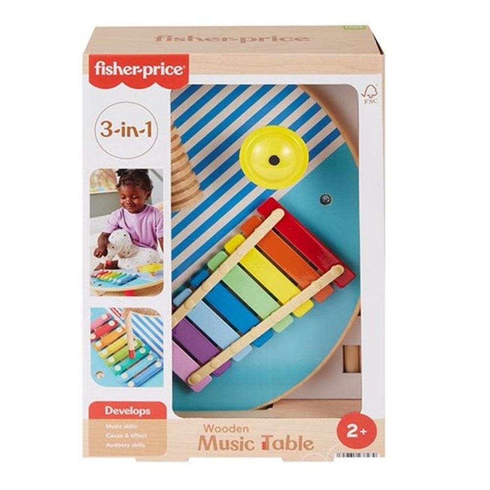 Fisher Price HXT91 Drveni muzički stolić slika 6