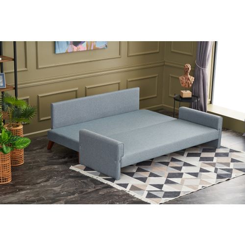 Atelier Del Sofa Trosjed na razvlačenje, Plava, Bella Soft Yataklı Üçlü Koltuk - Blue slika 2