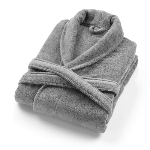 L'essential Maison Chicago - Dark Grey Dark Grey Bathrobe slika 2