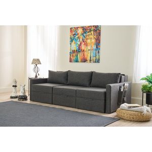 Sofa na razvlačenje za 3 osobe Saros - antracit