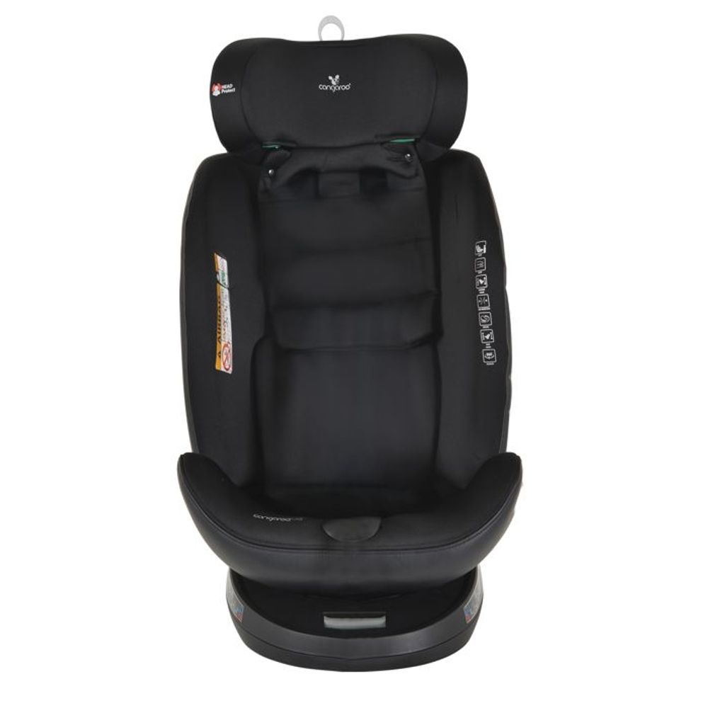 Cangaroo Rotirajuća autosjedalica Castor 40-150cm Isofix, Black slika 2