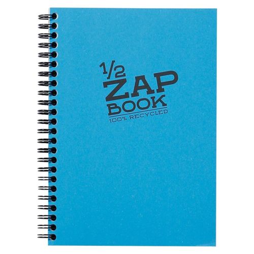 Clairefontaine Demi Zap book A5 80gr 80L, mix boja, spiralni uvez, 100% reciklirani papir slika 2