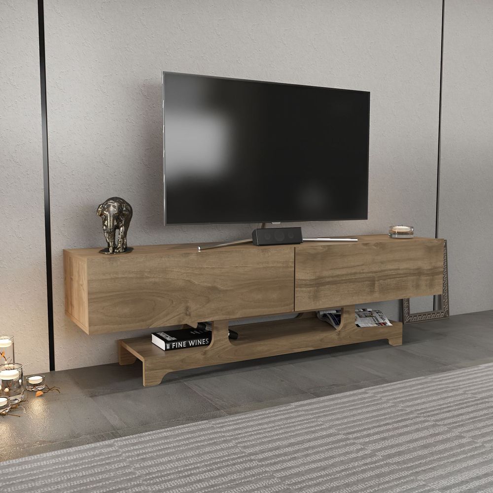 TV stalak Tera, boje orah slika 2