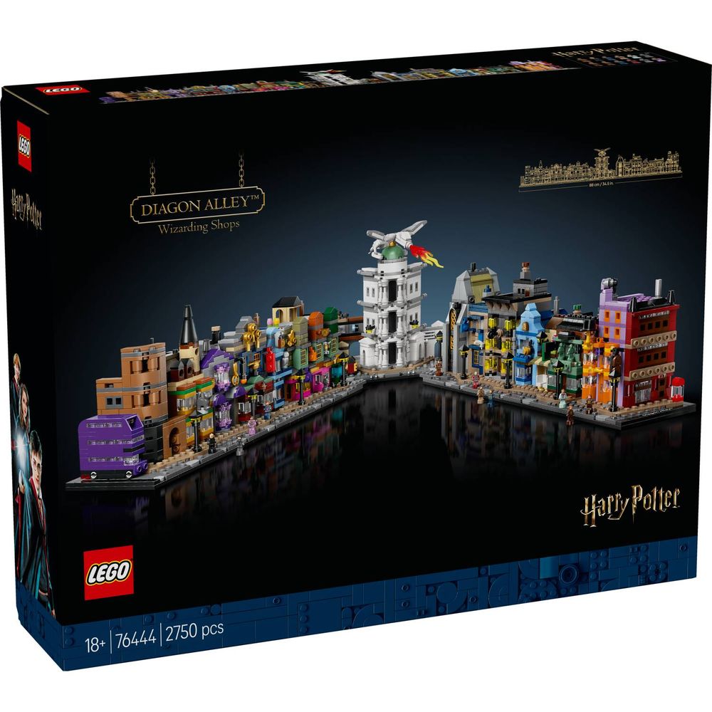 LEGO 76444 Diagon Alley™ sa čarobnjačkim prodavnicama slika 1