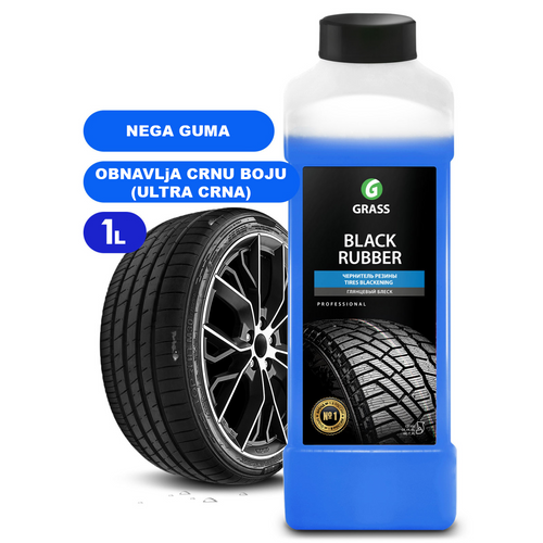 Grass BLACK RUBBER - Sredstvo za gume - 1L slika 1