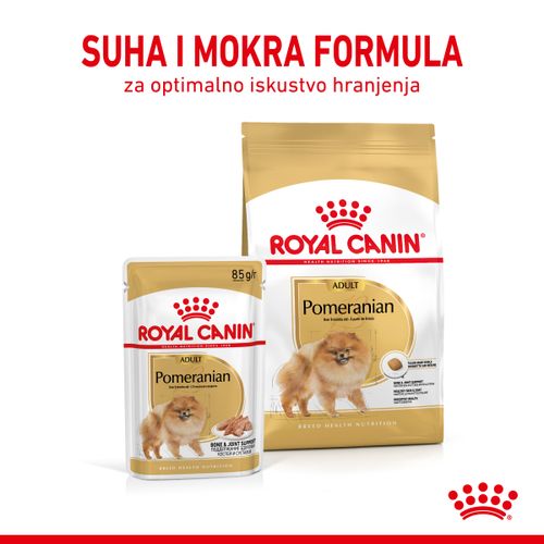 ROYAL CANIN BHN Pomeranian Adult, potpuna hrana za pse, specijalno za odrasle i starije pse pasmine pomeranac starije od 8 mjeseci, 1,5 kg slika 6