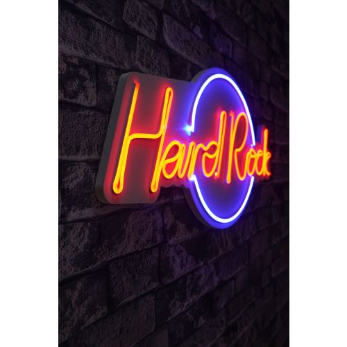 Wallity Ukrasna plastična LED rasvjeta, Hard Rock - Blue, Red slika 8