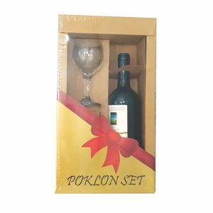 Poklon set vino + 2 čaše 630501