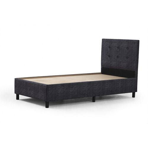 Hira 90 x 190 - Anthracite Anthracite Single Bed Base & Headboard slika 1