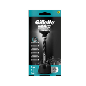 Gillette Brijač Mach3 Charchoal + 6 Patrona + Baza
