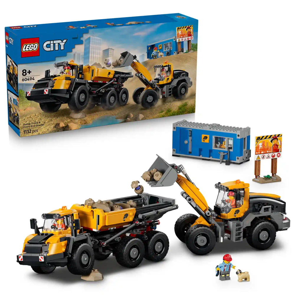 LEGO City 60494 kiper i prednji utovarivač slika 1