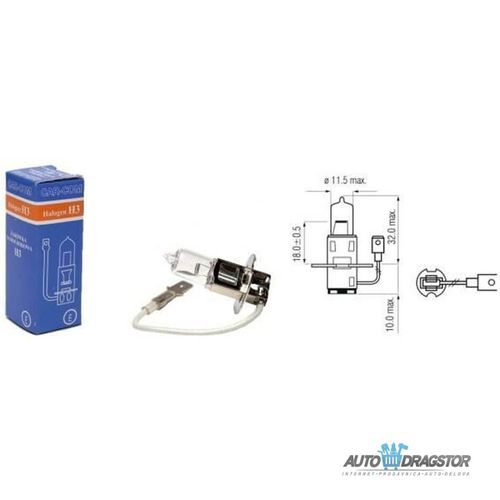 SIJALICA 12V H3 55W PK 22S slika 1