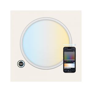 KSIX, DUO stropna svjetiljka SmartLED, 42 cm, 24 W, 2.450 lumena, RGB-CCT, WiFi