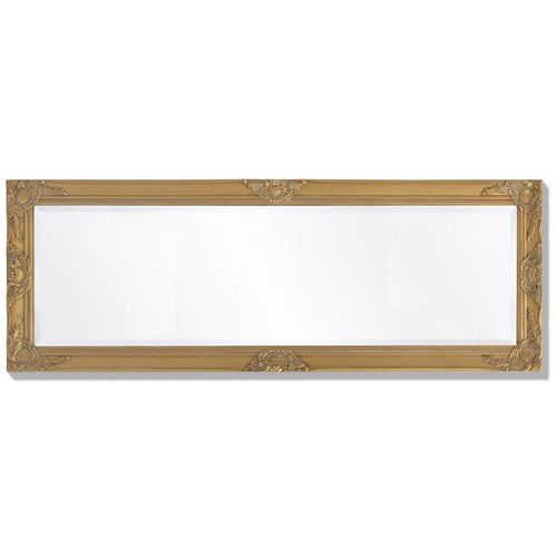 Zidno Ogledalo Barokni stil 140x50 cm boja zlata slika 33