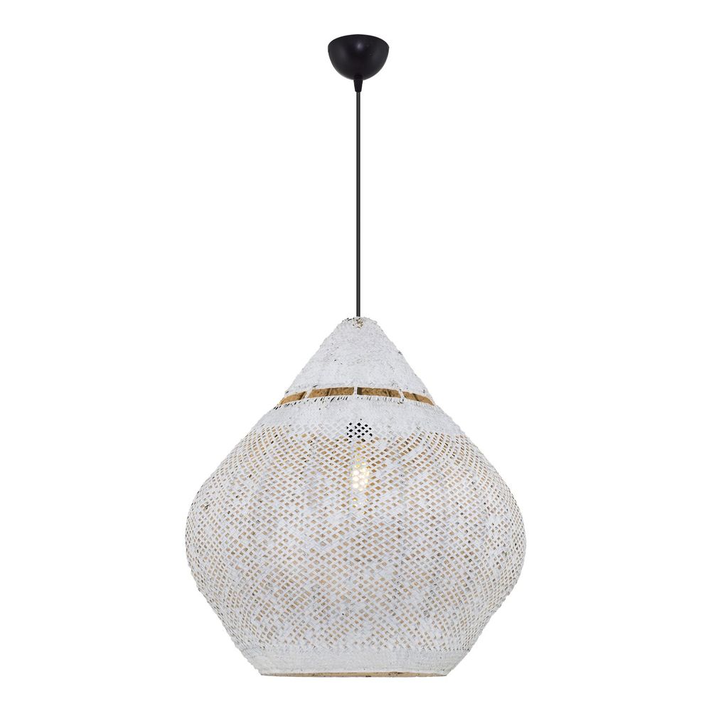 Luster Bijeli 4461-25-01 sa Ratan Kapom slika 2