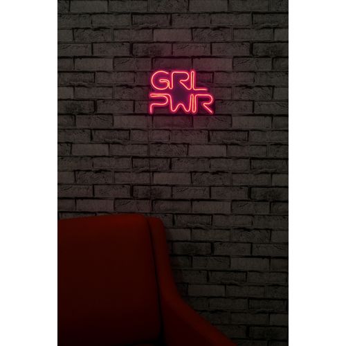Wallity Zidna dekoracije svijetleća GRLPWR, Girl Power - Pink slika 12