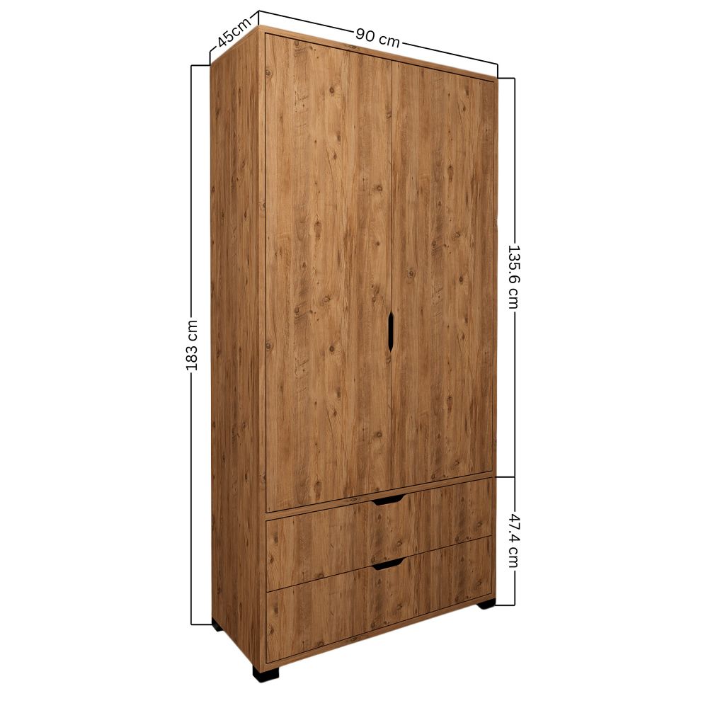 Ormar Atlas 1600-51 Atlantic Pine slika 10