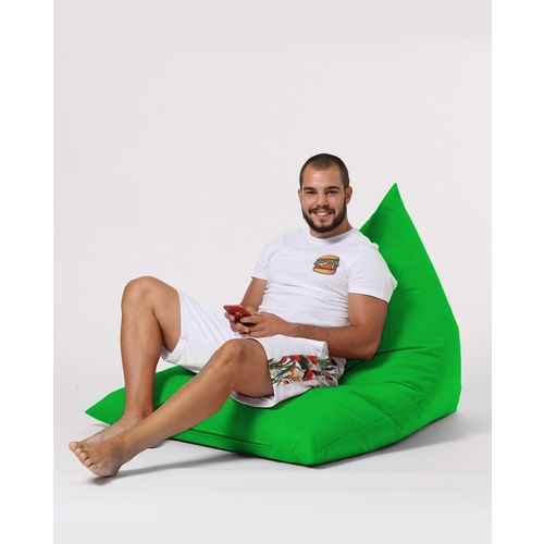 Pyramid Big Bed Pouf - Pistachio Green Pistachio Green Garden Bean Bag slika 14