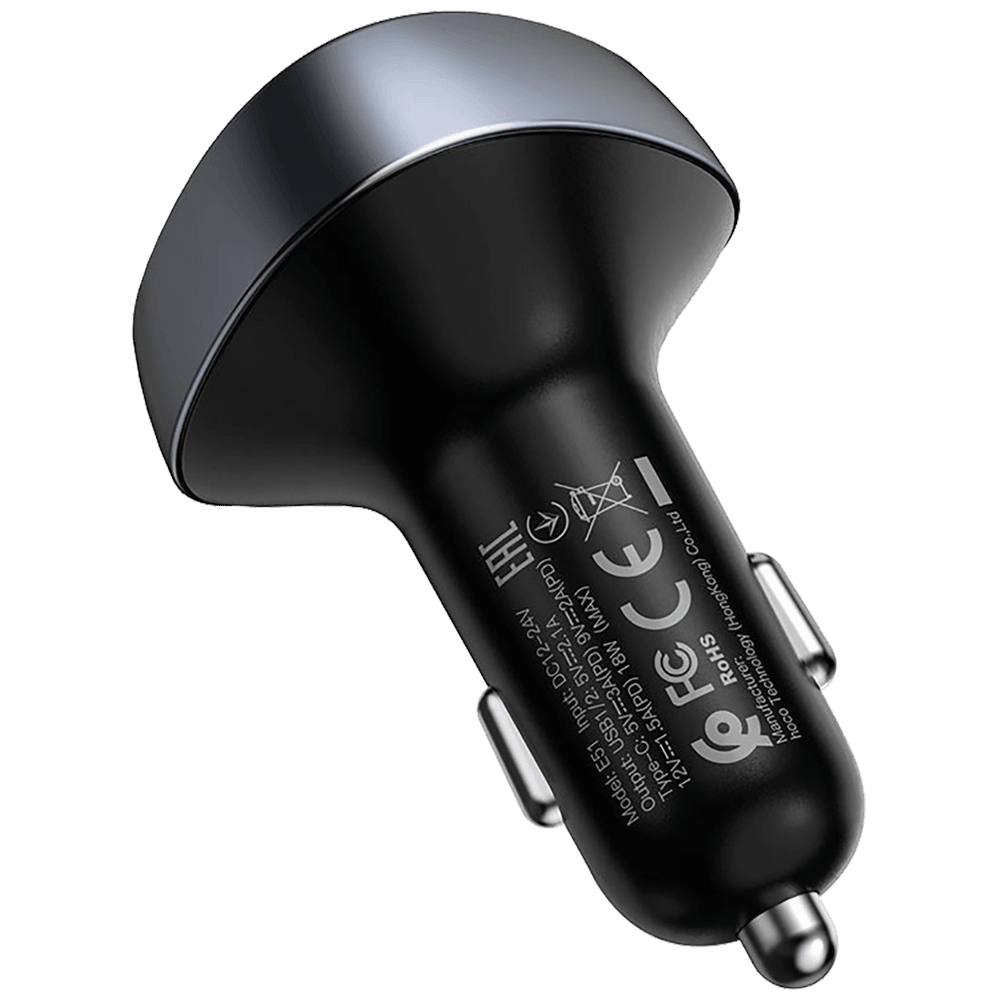 hoco. FM modulator, Bluetooth, 12/24 V, 2xUSB, 1xtype C, PD 18W - E51 Road treasure slika 4