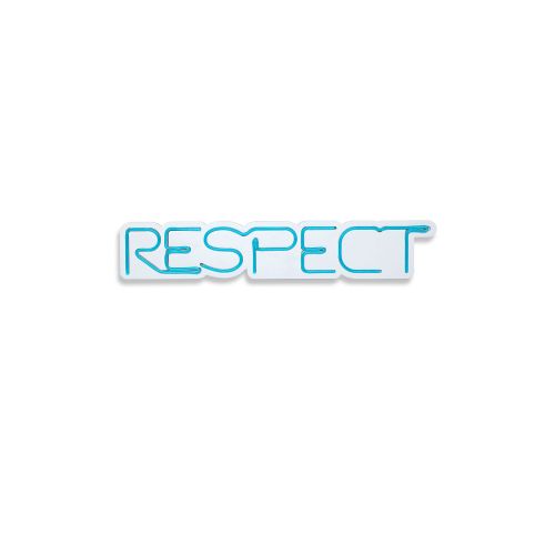 Wallity Ukrasna plastična LED rasvjeta, Respect - Blue slika 4