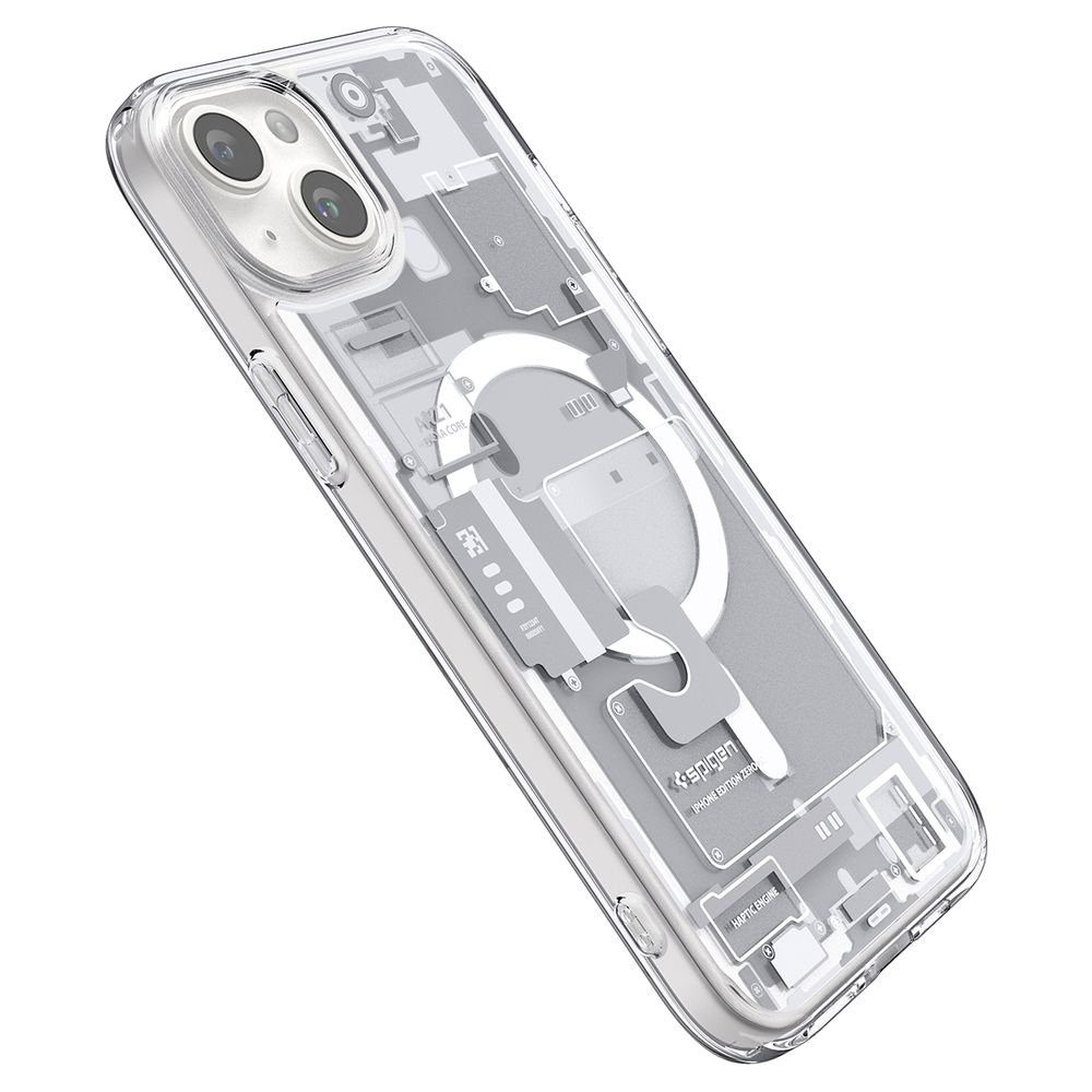 Spigen Ultra Hybrid MagSafe, zero one white - iPhone 15 slika 9