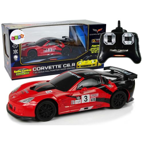 Auto na daljinsko upravljanje 1:24 Corvette C6.R - crveni slika 1