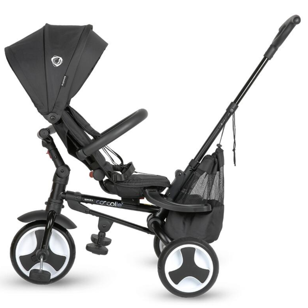 Coccolle Sklopivi rotirajući tricikl Spectra Plus Premium Line, Jet Black slika 13