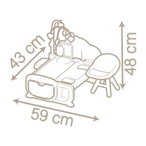 Smoby kutak za lutke dadilje i 19 dodataka slika 6