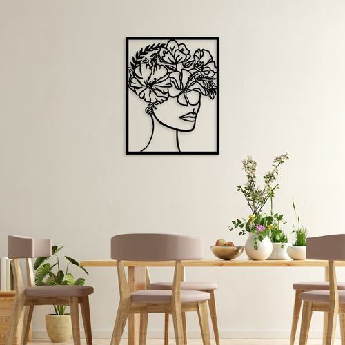 Wallity Metalna zidna dekoracija, Flower Woman slika 2