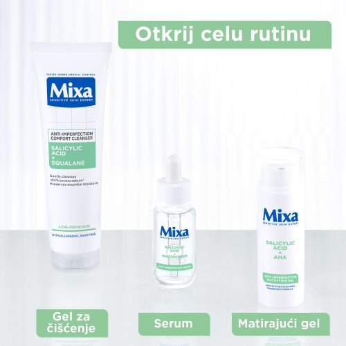 Mixa gel za čišćenje lica protiv ​nepravilnosti  slika 9